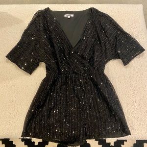 Bb Dakota sequin romper! Only worn once! Perfect condition!